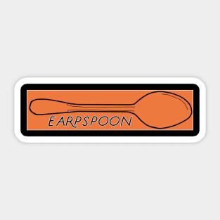 Earp Spoon - Orange Sticker